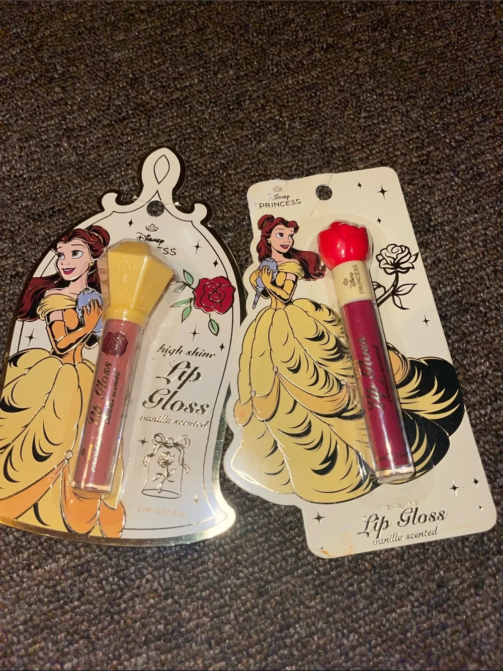 Disney Princess Lip Gloss Set - Assorted Shades (vanilla scented)